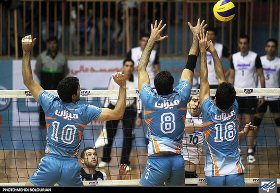 والیبال میزان و جواهری گنبد