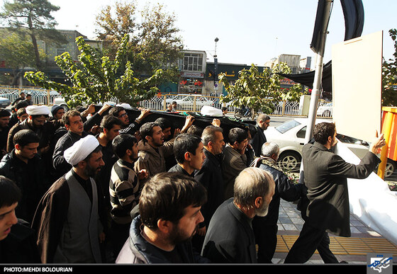 تشییع پیکر مبلغ جهادگر