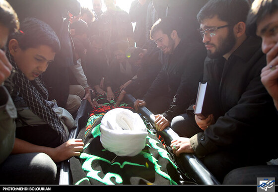 تشییع پیکر مبلغ جهادگر