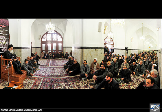  مراسم هتمین روز در گذشت مرحوم عسکراولادی در حرم مطهر رضوی 