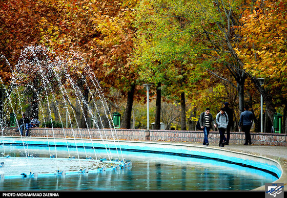 پاییز در بوستان ملت