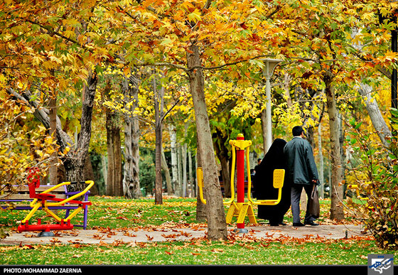 پاییز در بوستان ملت