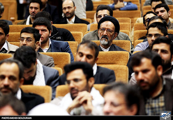 حجه الاسلام دعایی مدیر مسئول موسسه اطلاعات در اختتامیه همایش بسیج و رسانه