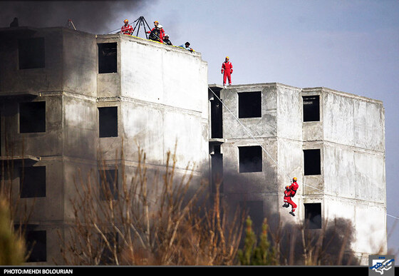 مانور امداد و نجات آتش نشانی