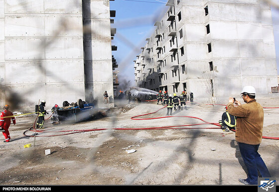 مانور امداد و نجات آتش نشانی