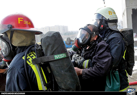 مانور امداد و نجات آتش نشانی