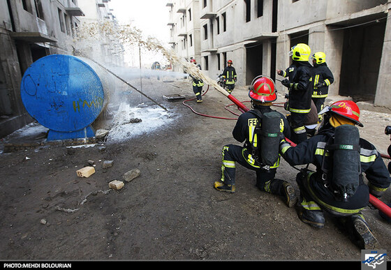 مانور امداد و نجات آتش نشانی