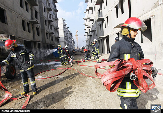 مانور امداد و نجات آتش نشانی