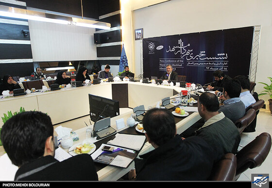 نشست خبری سید صولت مرتضوی شهردار مشهد