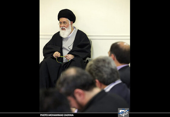 دیدار اعضای شورای اسلامی شهر مشهد با آیت الله علم الهدی