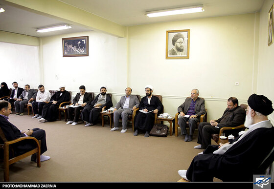 دیدار اعضای شورای اسلامی شهر مشهد با آیت الله علم الهدی