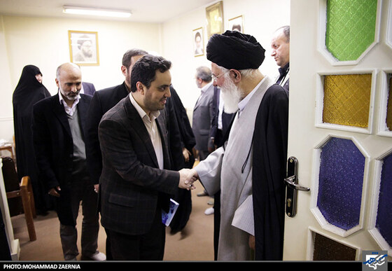 دیدار اعضای شورای اسلامی شهر مشهد با آیت الله علم الهدی