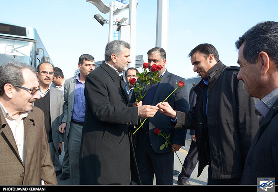 تجلیل شهردار مشهد از اتوبوسرانان