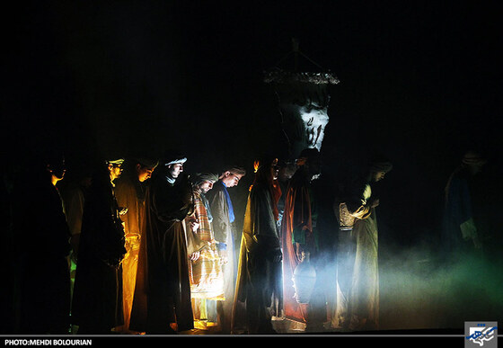 اجرای نمایش آیینی عاشورایی