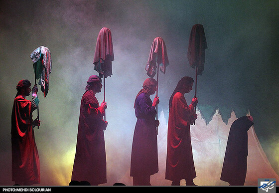 اجرای نمایش آیینی عاشورایی