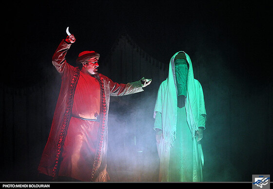 اجرای نمایش آیینی عاشورایی