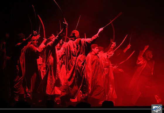 اجرای نمایش آیینی عاشورایی