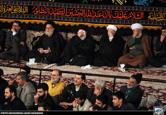 عزاداری آخر صفر در حسینیه آیت الله شاهرودی