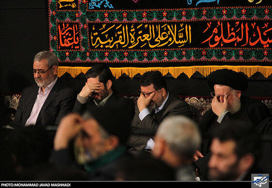 عزاداری آخر صفر در حسینیه آیت الله شاهرودی