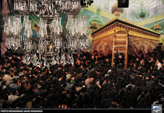 عزاداری آخر صفر در حسینیه آیت الله شاهرودی