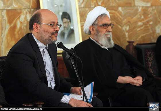 دیدار اعضا کارگروه زیارت با آیت الله واعظ طبسی