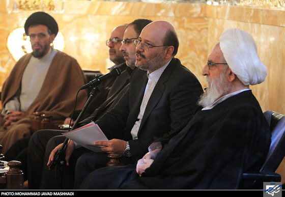 دیدار اعضا کارگروه زیارت با آیت الله واعظ طبسی