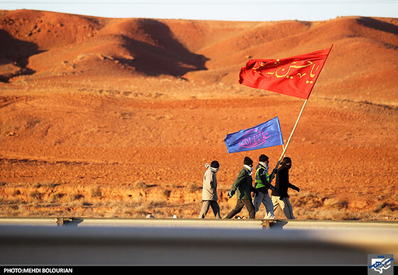 زائرین پیاده امام رضا(ع)