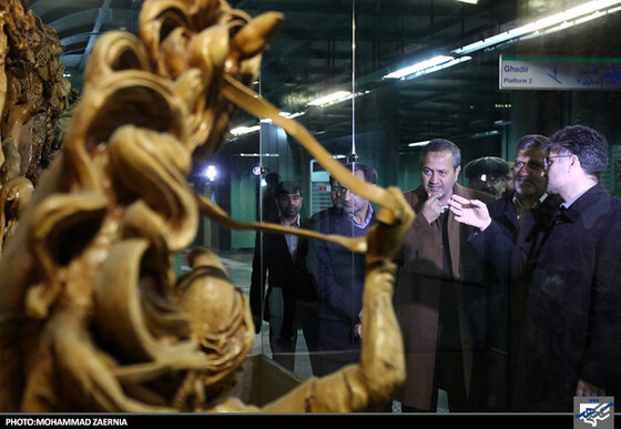 بازدید شهردار از خط یک قطار شهری مشهد