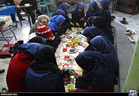 این هم بخش خوشمزه مراسم