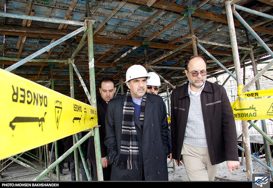 بازدید وزیر راه و شهرسازی از فرودگاه بین المللی شهید هاشمی نژاد