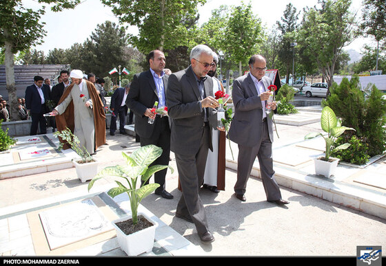 تجدید میثاق با شهدا و رونمایی از المان  افتخار آفرینان