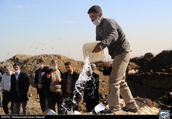 انهدام 30تن کالای قاچاق در مشهد