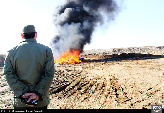 انهدام 30تن کالای قاچاق در مشهد