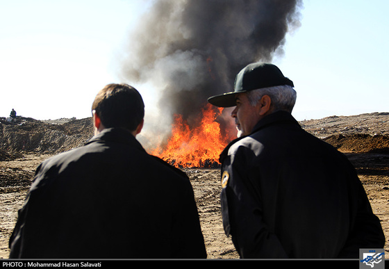 انهدام 30تن کالای قاچاق در مشهد