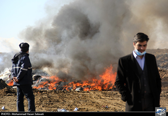انهدام 30تن کالای قاچاق در مشهد