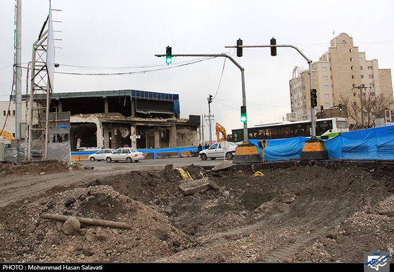 پروژه تقاطع شهید گمنام شتاب گرفت