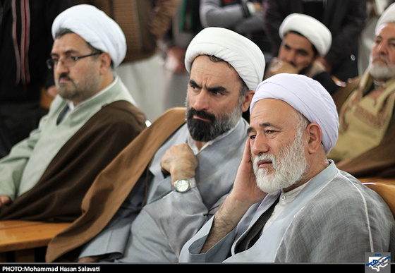 تجمع طلاب حوزه های علمیه مشهد در محکومیت توهین به ساحت پیامبر(ص)