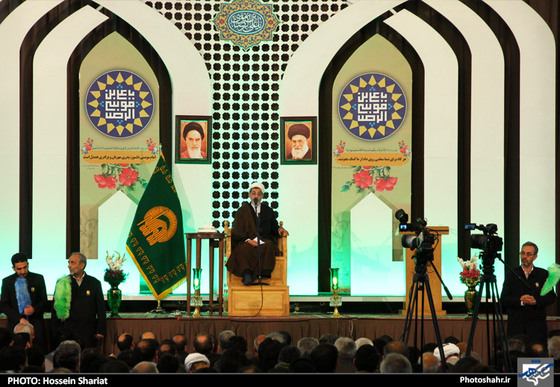 مراسم بدرقه صندوقهای ضریح امامین جوادین(ع) در حرم مطهر رضوی 