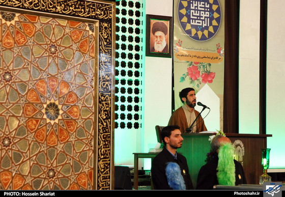 حاج مهدی سلحشور در مراسم بدرقه صندوقهای ضریح امامین جوادین(ع) در حرم مطهر رضوی 