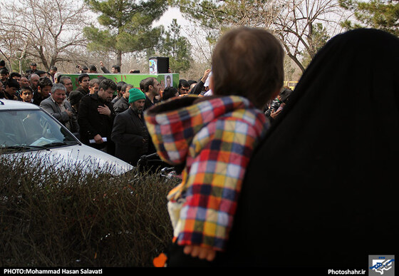 گزارش تصویری مراسم تشییع پیکر مطهر7 شهید مدافع حرم حضرت زینب(س) در مشهد مقدس | بهشت رضا ( علیه السلام)