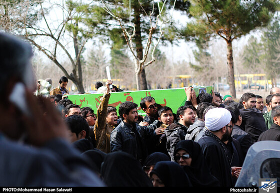 گزارش تصویری مراسم تشییع پیکر مطهر7 شهید مدافع حرم حضرت زینب(س) در مشهد مقدس | بهشت رضا ( علیه السلام)