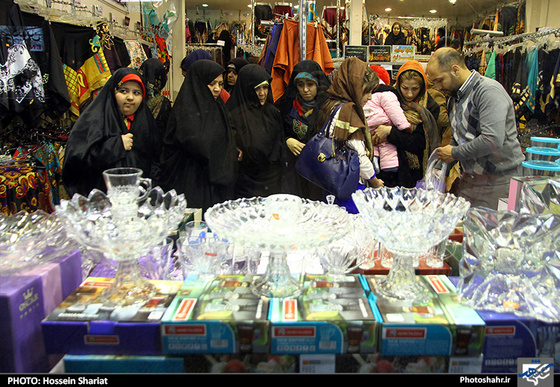 گزارش تصویری خرید نوروزی مردم در آستانه سال نو