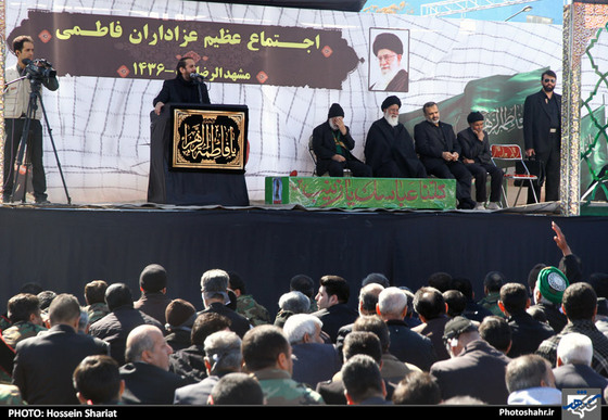 گزارش تصویری : اجتماع عظیم عزاداران فاطمی | عکس : حسین شریعت 