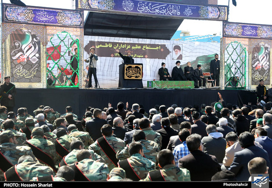 گزارش تصویری : اجتماع عظیم عزاداران فاطمی | عکس : حسین شریعت 