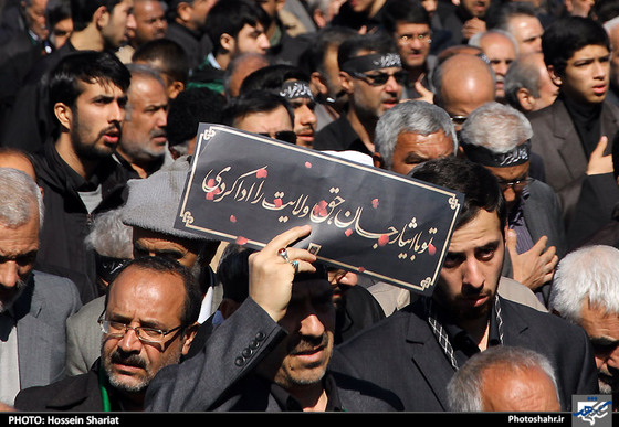 گزارش تصویری : اجتماع عظیم عزاداران فاطمی | عکس : حسین شریعت 