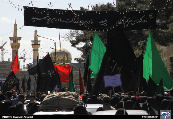 گزارش تصویری : اجتماع عظیم عزاداران فاطمی | عکس : حسین شریعت 