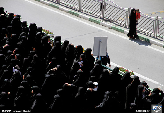 گزارش تصویری : اجتماع عظیم عزاداران فاطمی | عکس : حسین شریعت 