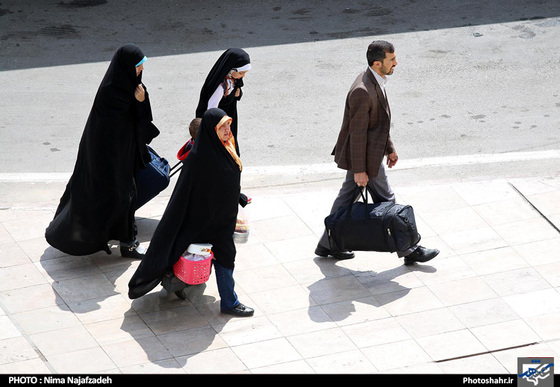 گزارش تصویری : موج بازگشت سفرهای نوروزی از مشهد | عکس : نیما نجف زاده 
