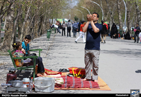 گزارش تصویری : روز طبیعت در مشهد | عکس : حسین شریعت