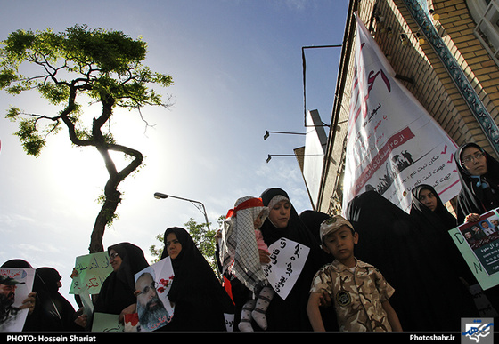 تجمع مردم مشهد در اعتراض به جنایات عربستان  | عکاس : حسین شریعت